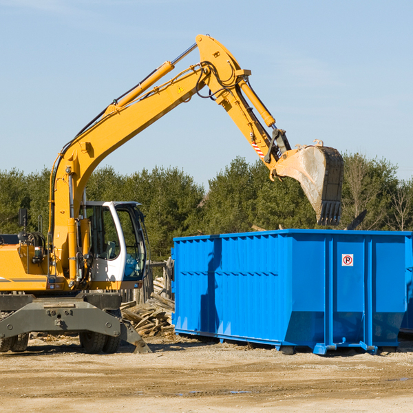 can i choose the location where the residential dumpster will be placed in Prince Edward County VA